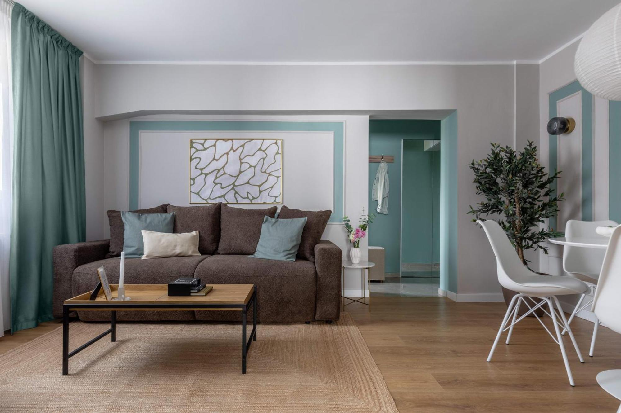 Holt - Sublime Minty Green 1Br On The Park Бухарест Экстерьер фото